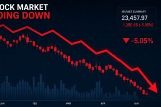 stock market going down​